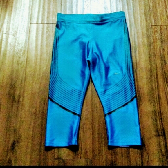 Nike blue cropped leggings - Picture 6 of 6